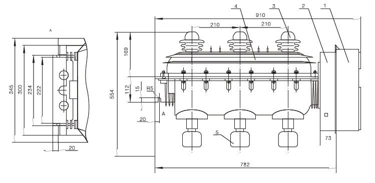 Внутренний высоковольтный выключатель нагрузки переменного тока sf6 FLN36-12D Внутренний высоковольтный выключатель нагрузки переменного тока sf6 FLN36-12D