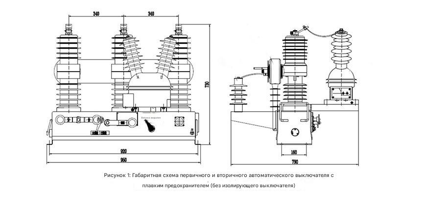 стандартизированный первично-вторичный интегрированный столбовой выключатель ZW32-12G