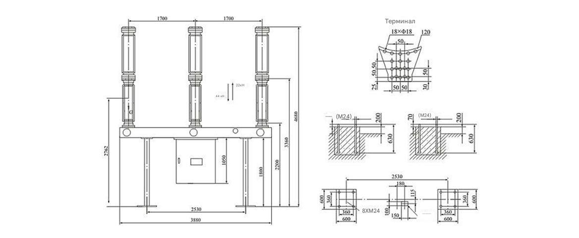 Автоматический выключатель с собственной энергией для наружного применения LW36-126(145) Автоматический выключатель с собственной энергией для наружного применения LW36-126(145)