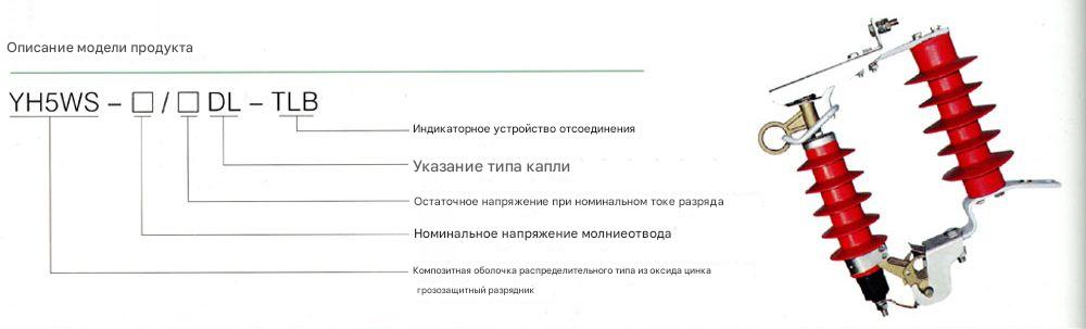 Разрядник на основе оксида цинка в полимерном корпусе выпадающего типа Разрядник на основе оксида цинка в полимерном корпусе выпадающего типа