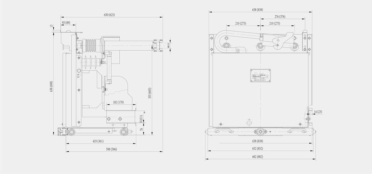 Ручная тележка PT с центральным креплением для точного измерения напряжения Ручная тележка PT с центральным креплением для точного измерения напряжения